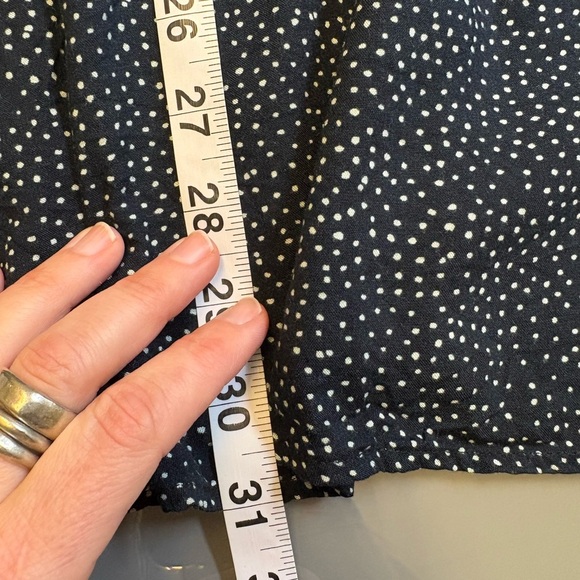 H&M Blue White polka dot Spaghetti Strap Sundress or Night Out women's size XS - Picture 10 of 10